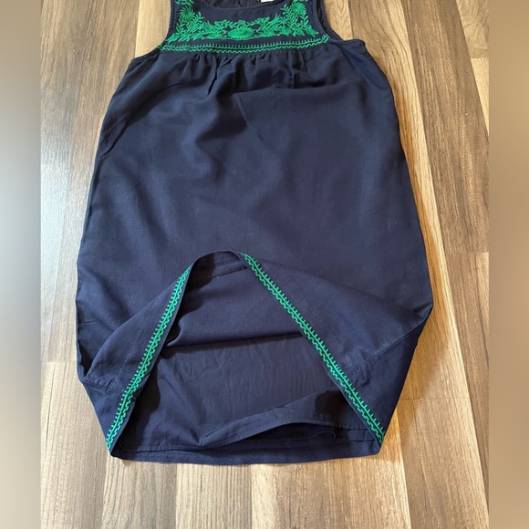 J.Crew Linen/Cotton Embroidered Mini Shift Dress SZ XXS - Picture 11 of 13